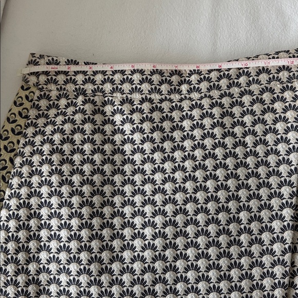 J Crew Collection Italian Jacquard Faux Wrap Skirt. Size 0 - Picture 8 of 9